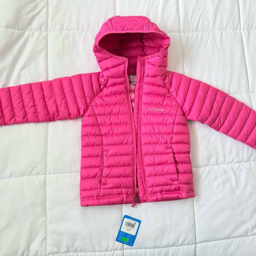 Columbia Pink PowderLife Hooded Jacket